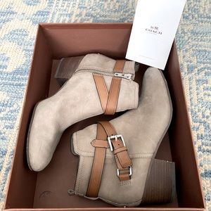Coach Pauline Nubuck Leather Boots